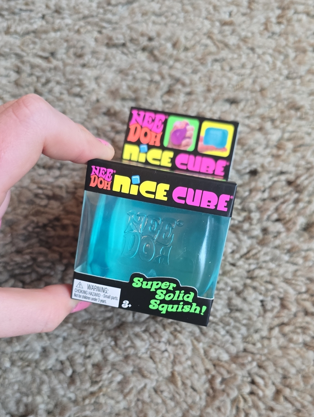 Nice Cube Blue Super Solid Squish Kids Toy